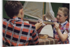 Children Cleaning a Model Ship by Anonymous