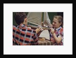 Children Cleaning a Model Ship by Anonymous