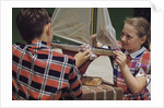 Children Cleaning a Model Ship by Anonymous
