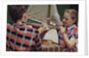 Children Cleaning a Model Ship by Anonymous