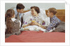 Children Serving Mother Breakfast in Bed by Anonymous
