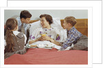 Children Serving Mother Breakfast in Bed by Anonymous