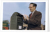 Man Mailing a Letter by Anonymous
