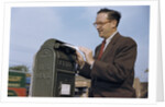 Man Mailing a Letter by Anonymous