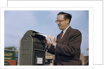 Man Mailing a Letter by Anonymous