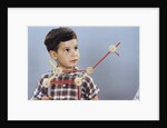 Boy Playing with Tinkertoys (TM) by Anonymous