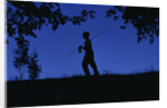 Silhouette of Boy Walking by Anonymous