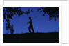 Silhouette of Boy Walking by Anonymous