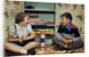 Children Playing with Tinkertoys (TM) by Anonymous