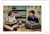 Children Playing with Tinkertoys (TM) by Anonymous
