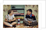 Children Playing with Tinkertoys (TM) by Anonymous