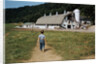 Boy Walking Towards a Barn by Anonymous