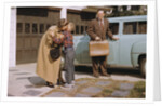 Mother and Son Saying Goodbye by Anonymous