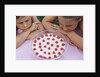 Children Eying Raspberry Dessert by Anonymous