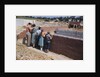 Family Observing a School Construction Site by Anonymous