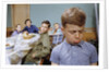 Boy Pouting near the Dinner Table by Anonymous