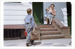 Boy Returning from School by Anonymous