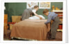 Children Making a Bed by Anonymous