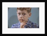 Child Asking for Silence by Anonymous