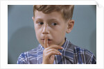 Child Asking for Silence by Anonymous