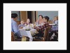 Family Eating at the Dinner Table by Anonymous