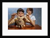 Annoying Brother Playing With His Sister's Pet Rabbit by Anonymous