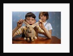 Annoying Brother Playing With His Sister's Pet Rabbit by Anonymous