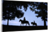 Father and Son Riding Horses by Anonymous