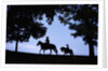 Father and Son Riding Horses by Anonymous
