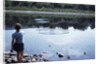 Boy Skipping Rocks by Anonymous