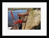 Boy Holding Oars by Anonymous