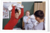 Siblings Having Pillow Fight by Anonymous