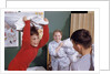 Siblings Having Pillow Fight by Anonymous