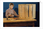 Boy Whistling and Hammering by Anonymous