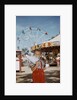 Boy Eating Cotton Candy at Fair by Anonymous