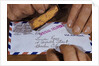 Stamping Letter for Special Delivery by Anonymous