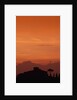 Farmhouse Silhouetted at Sunset by Anonymous