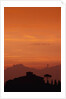 Farmhouse Silhouetted at Sunset by Anonymous