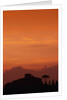 Farmhouse Silhouetted at Sunset by Anonymous