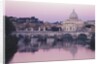Tiber River and St. Peter's Basilica by Anonymous