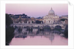 Tiber River and St. Peter's Basilica by Anonymous