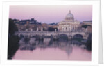 Tiber River and St. Peter's Basilica by Anonymous