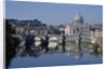 Tiber River and St. Peter's Basilica by Anonymous