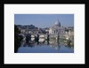Tiber River and St. Peter's Basilica by Anonymous
