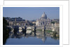 Tiber River and St. Peter's Basilica by Anonymous