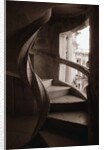 Spiral Stone Staircase in Convento de Cristo by Anonymous