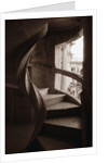 Spiral Stone Staircase in Convento de Cristo by Anonymous