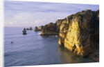 Sanstone Cliffs at Praia de Dona Ana Beach in Portugal by Anonymous