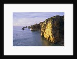 Sanstone Cliffs at Praia de Dona Ana Beach in Portugal by Anonymous