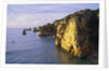 Sanstone Cliffs at Praia de Dona Ana Beach in Portugal by Anonymous